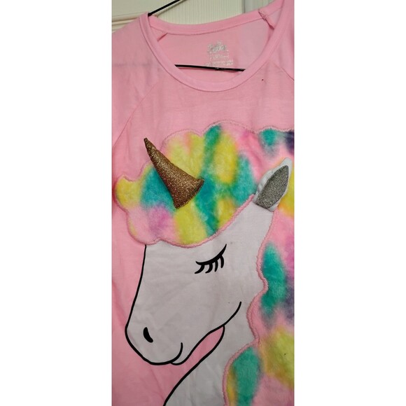 Justice Girls Unicorn Shirt Size 12 Soft, Cozy - Picture 2 of 4